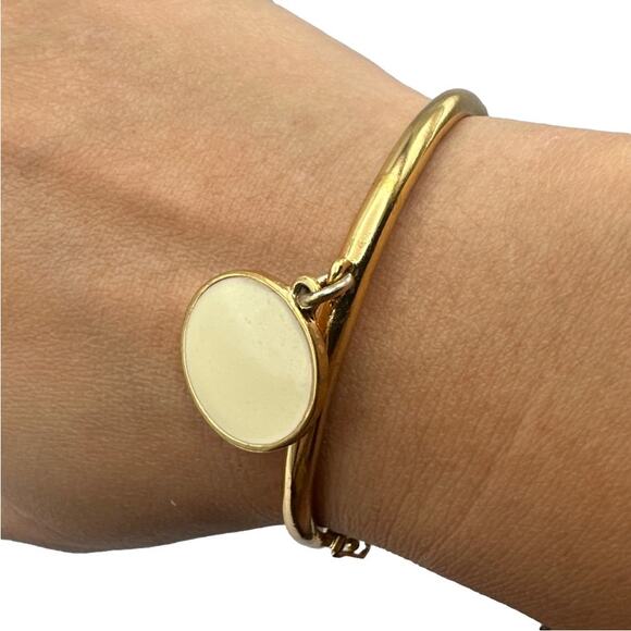 KATE SPADE New York Cream Charm "Creme de la creme" Bracelet - Picture 1 of 8
